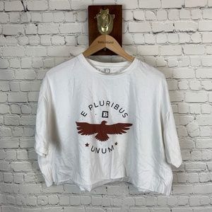 E Pluribus Unum Crop Top